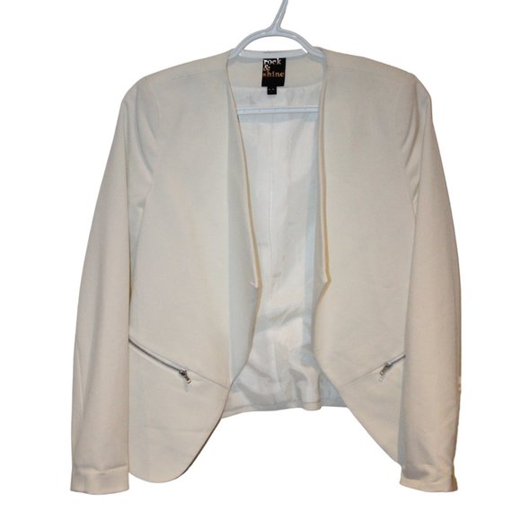 2/$40 🏷 Rock n Shine Women's Blazer Size 4 Petite - Picture 1 of 4